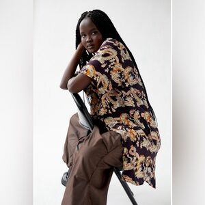 Urban Outfitters Dean Printed Shirt Dress